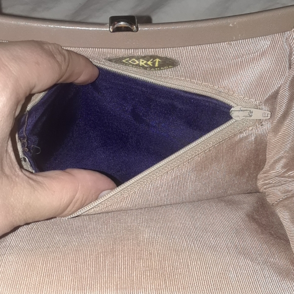 NWOT Vintage 1960's Coret purse w/ real snakeskin - Picture 5 of 8